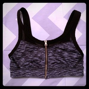 Lululemon zip up sports bra